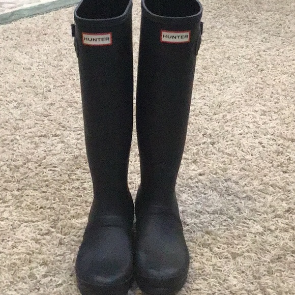 Hunter Shoes - Hunter rain boots black size 8.